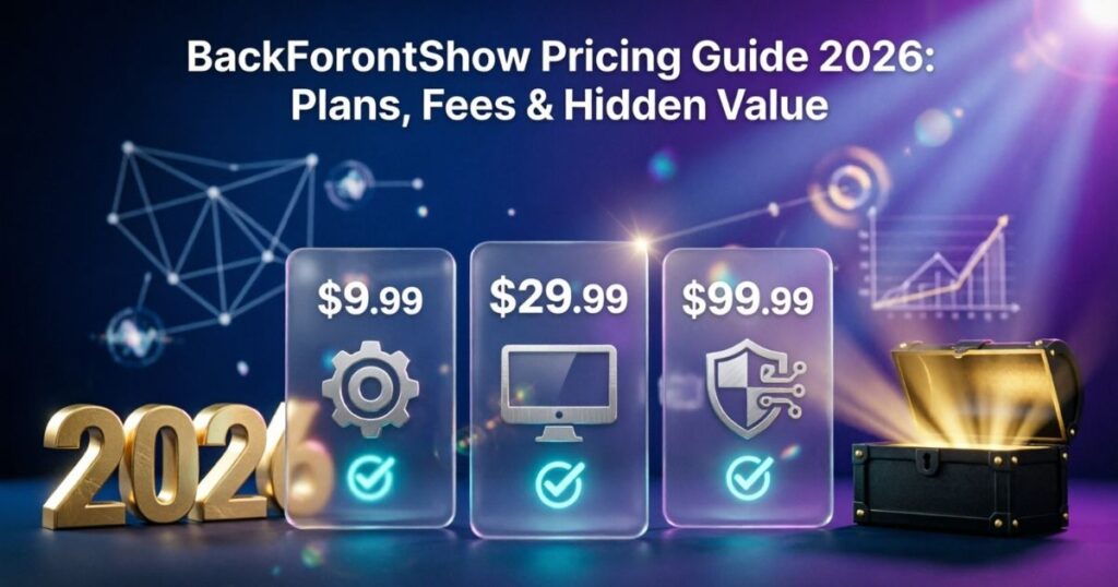 BackToFrontShow Pricing Guide 2026: Plans, Fees & Hidden Value