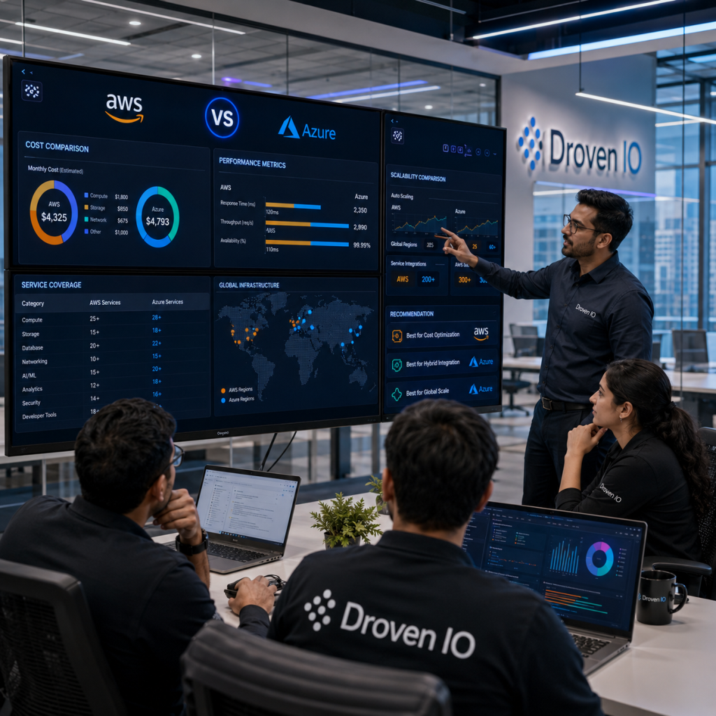 Droven IO AWS vs Azure Comparison Find Your Best Cloud Fit